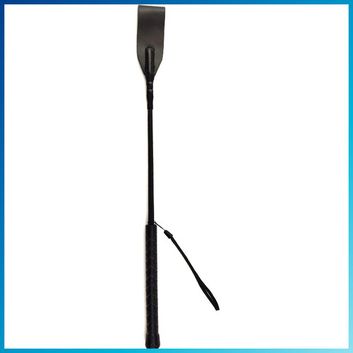 Leder peitsche 45cm reitgerte - 45cm,